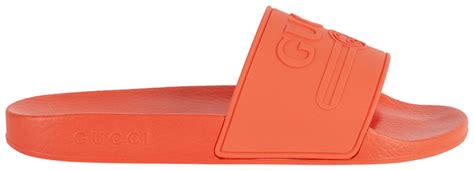 gucci slide orange goat.